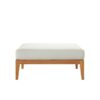 Aerie Teak Outdoor Ottoman